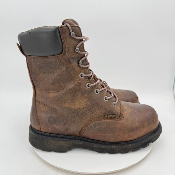 Wolverine McKay Men Sz 11.5 EW W05680 Dark Brown Leather Steel Toe Boot - Picture 14 of 14